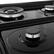 Alt View 3. ZLINE - 24 in. Wide 4 Burner Legacy Dual Fuel Range in Satin Stainless Steel w/ Black Matte Door (RAS-BLM-24) - Matte Black.
