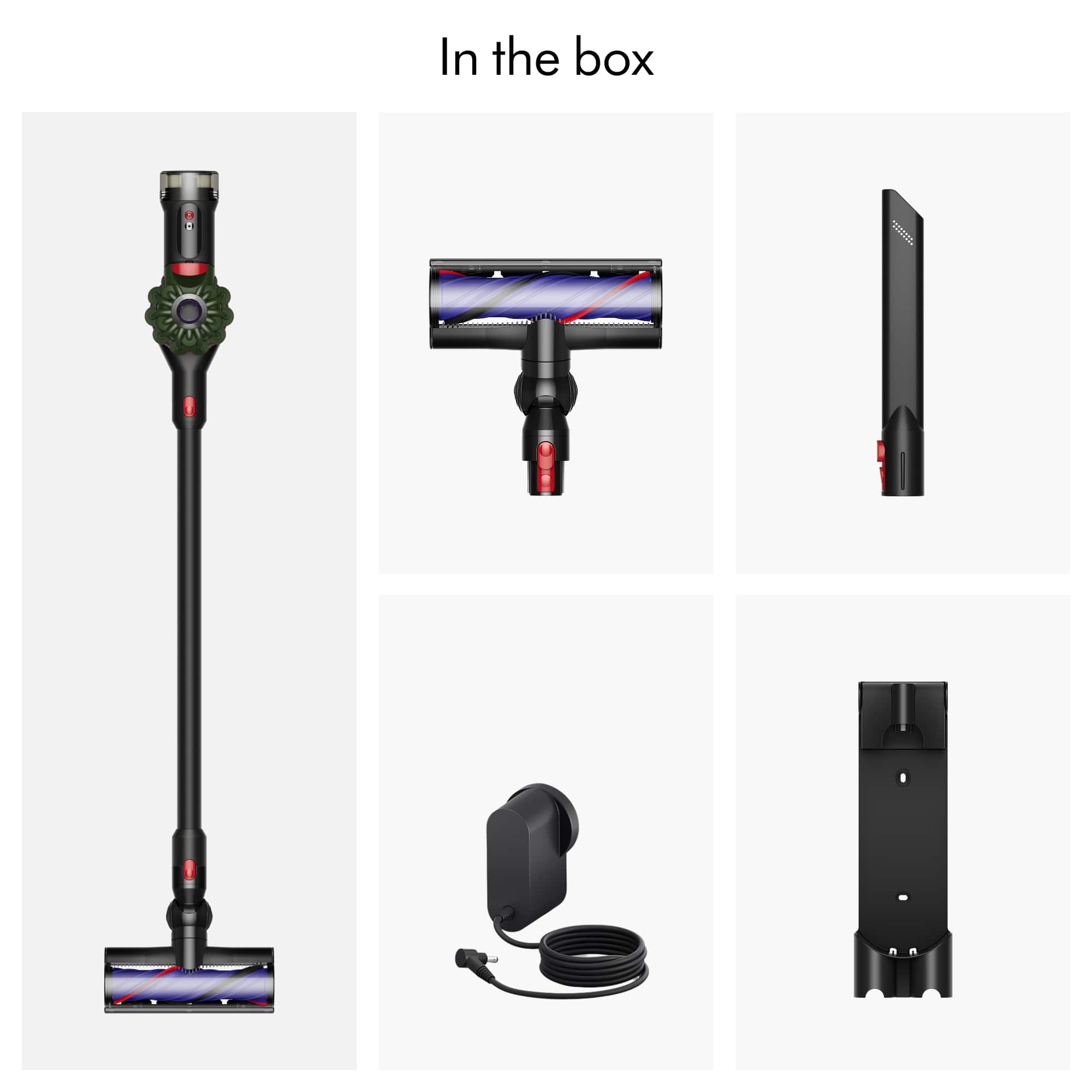 Dyson - V8 Cyclone Cordless Vacuum - Black/Khaki
