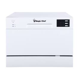 Magic Chef - Countertop Dishwasher - White