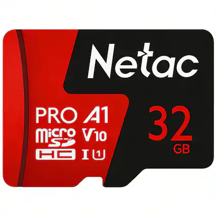 Netac PRO A1 32 GB
MicroSD V10
HC I U1