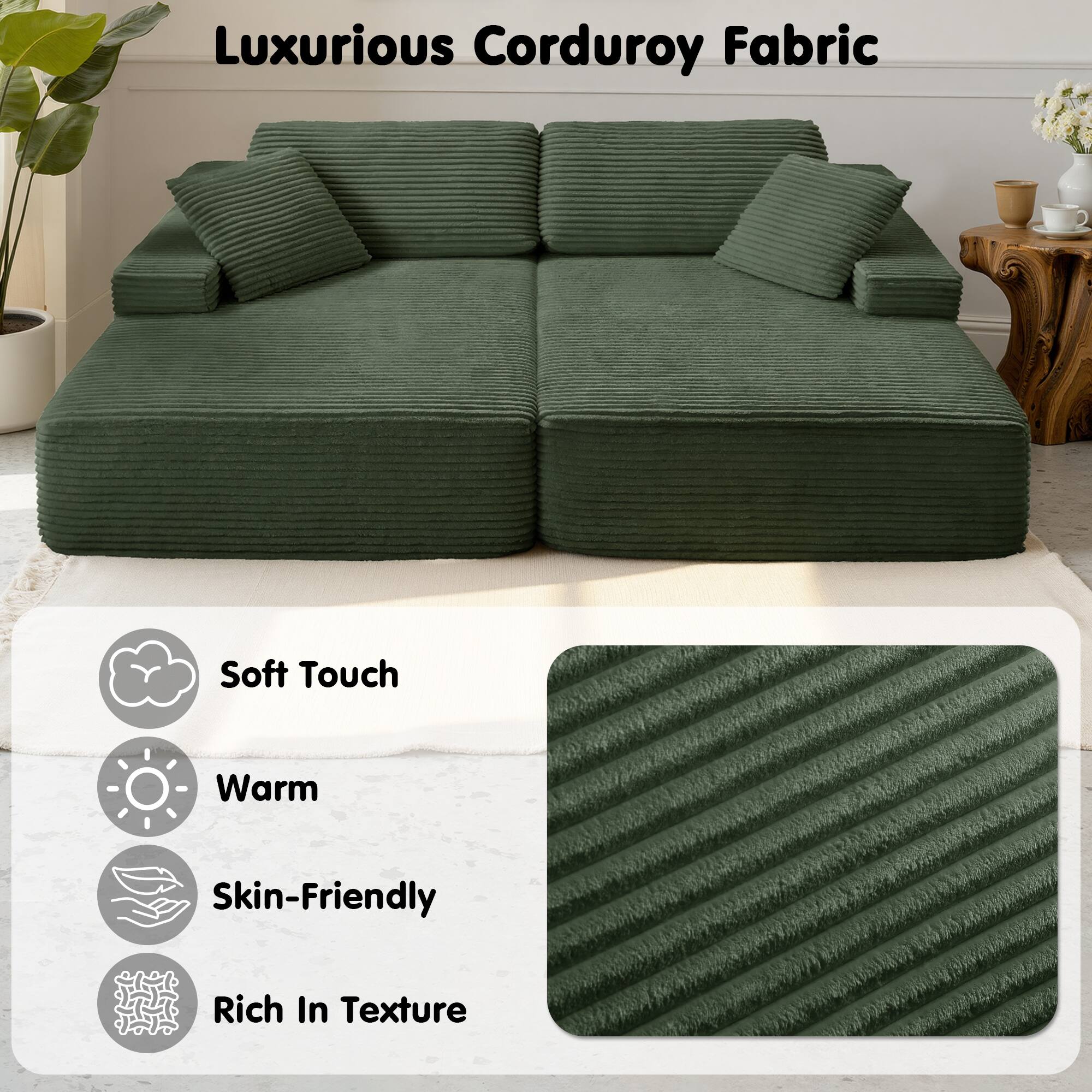 Luxurious Corduroy Fabric

- Soft Touch
- Warm
- Skin-Friendly
- Rich In Texture