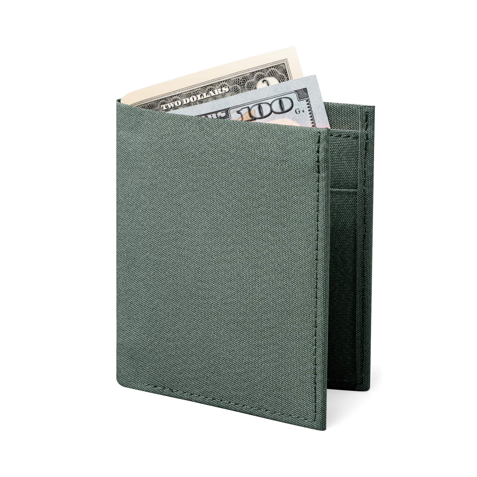 ALPAKA - Ark Bifold Cash Wallet - Wallet for Men,Slim Design with RFID Protection - Grey Axoflux 300D