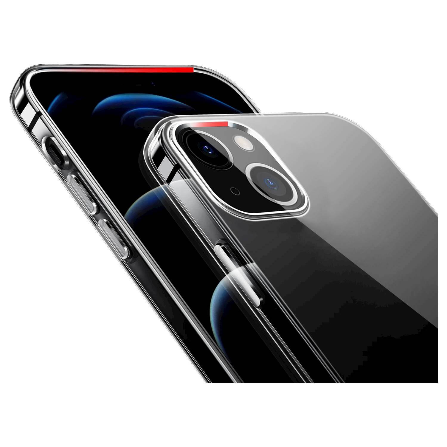 Alt View 15. SaharaCase - Hybrid-Flex Hard Shell Case for Apple iPhone 13 mini - Clear.