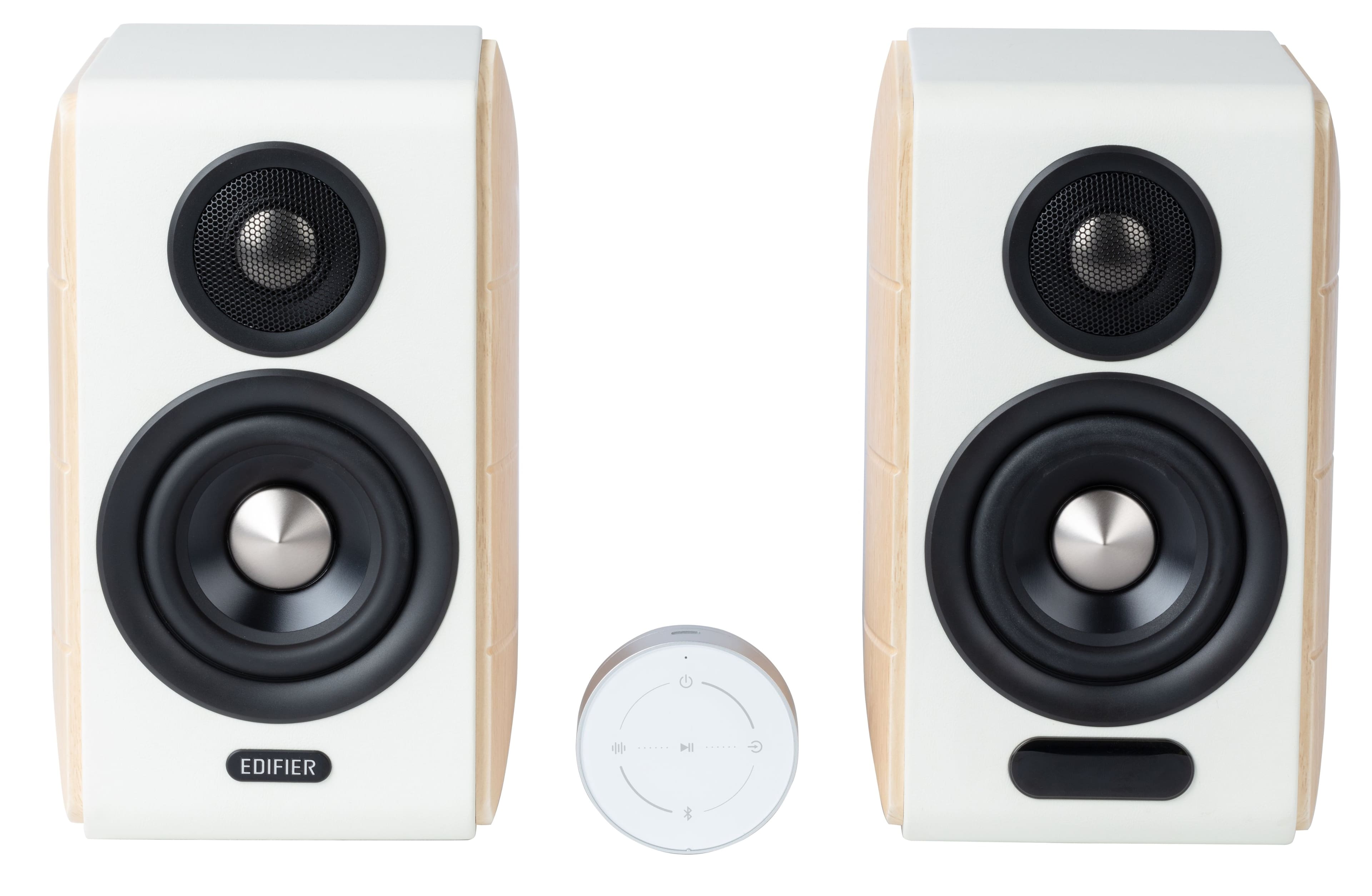 Edifier - S880DBMKII Audiophile Hi-Fi/Hi Res Active Bookshelf 2.0 Speakers, Computer Speakers - White - Front_Zoom