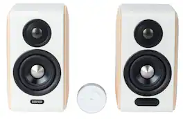 Edifier - S880DBMKII Audiophile Hi-Fi/Hi Res Active Bookshelf 2.0 Speakers, Computer Speakers (Pair) - White