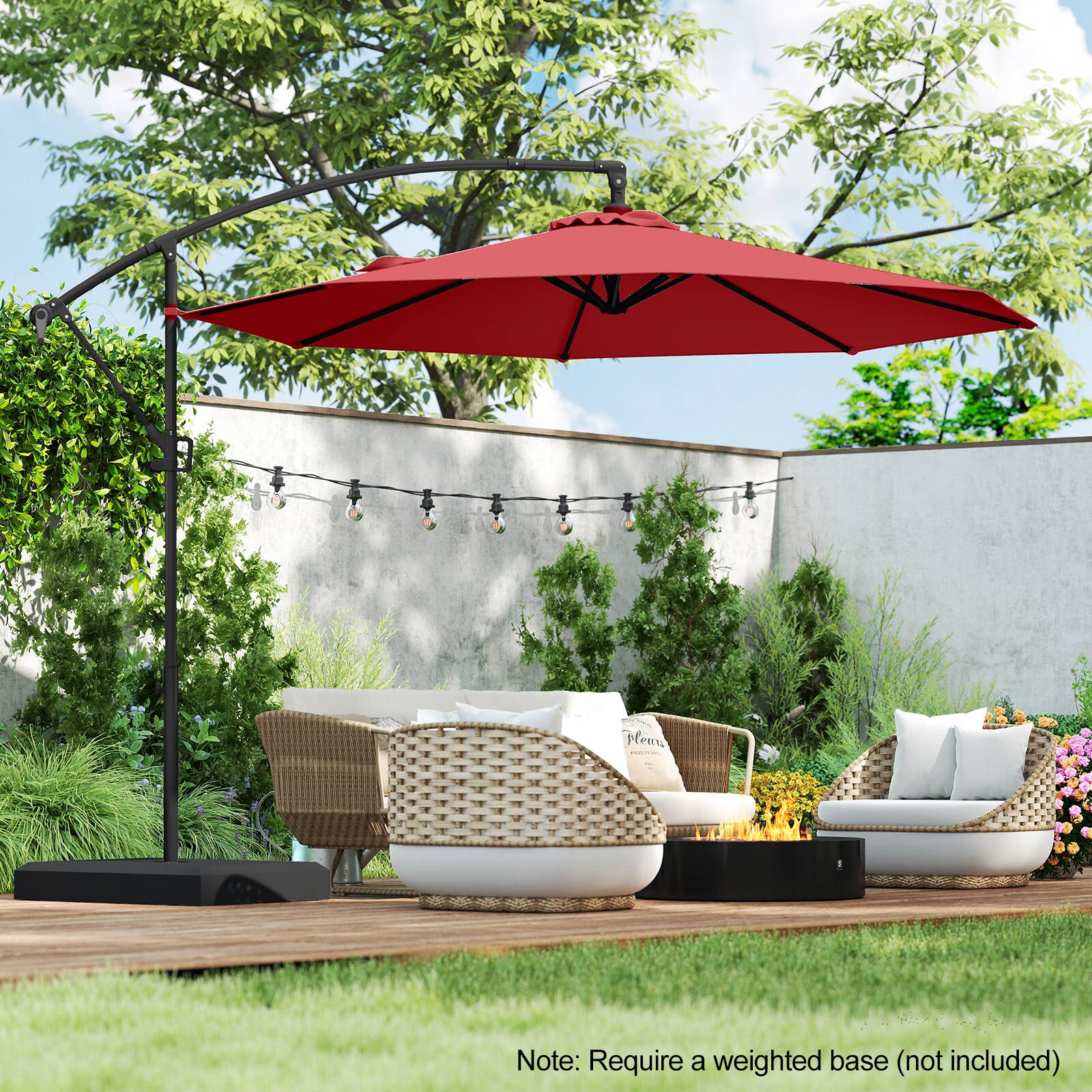 Note: Require a weighted base (not included)