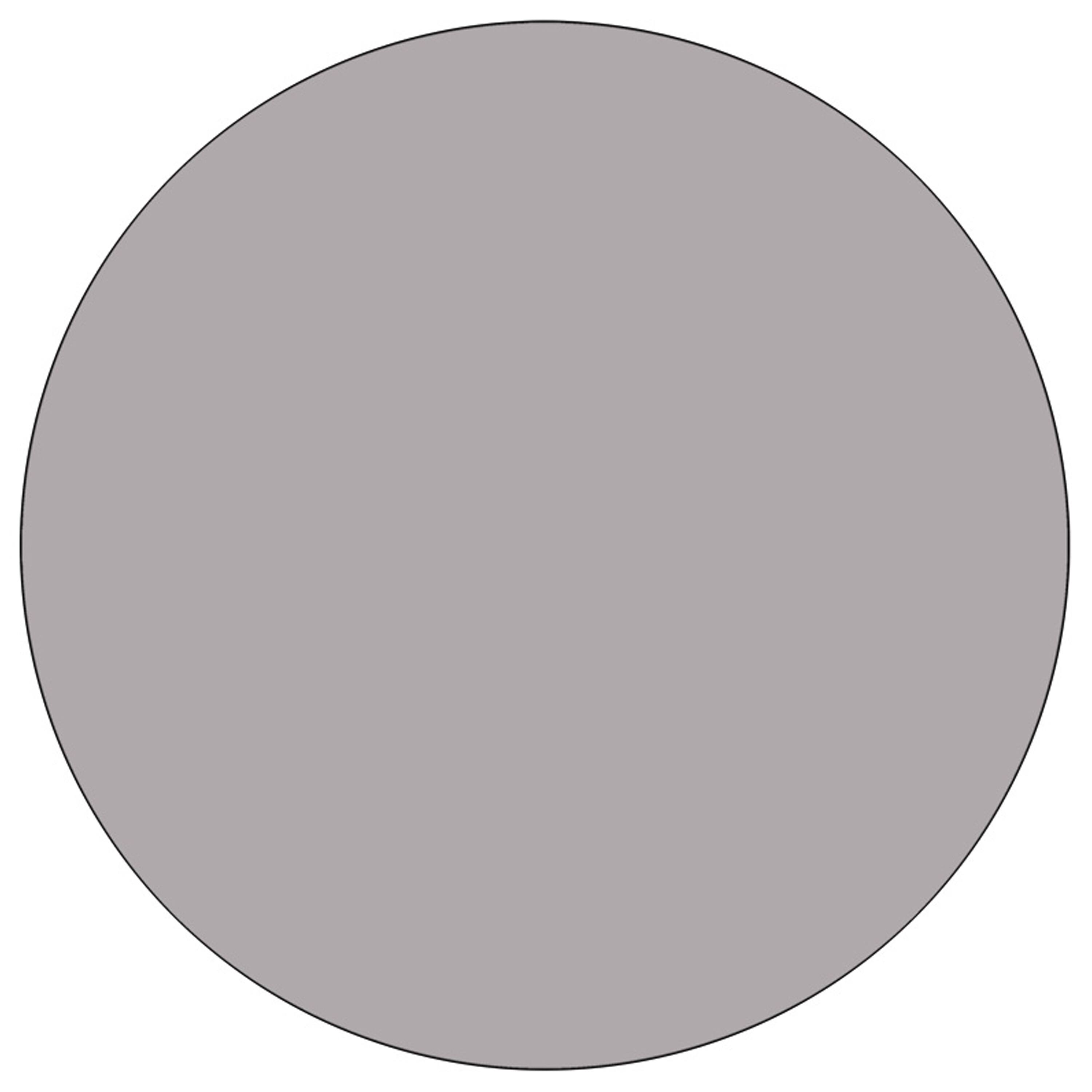 Alt View 2. Emma + Oliver - Mobile 42" Round Laminate Adjustable Activity Table - Gray.