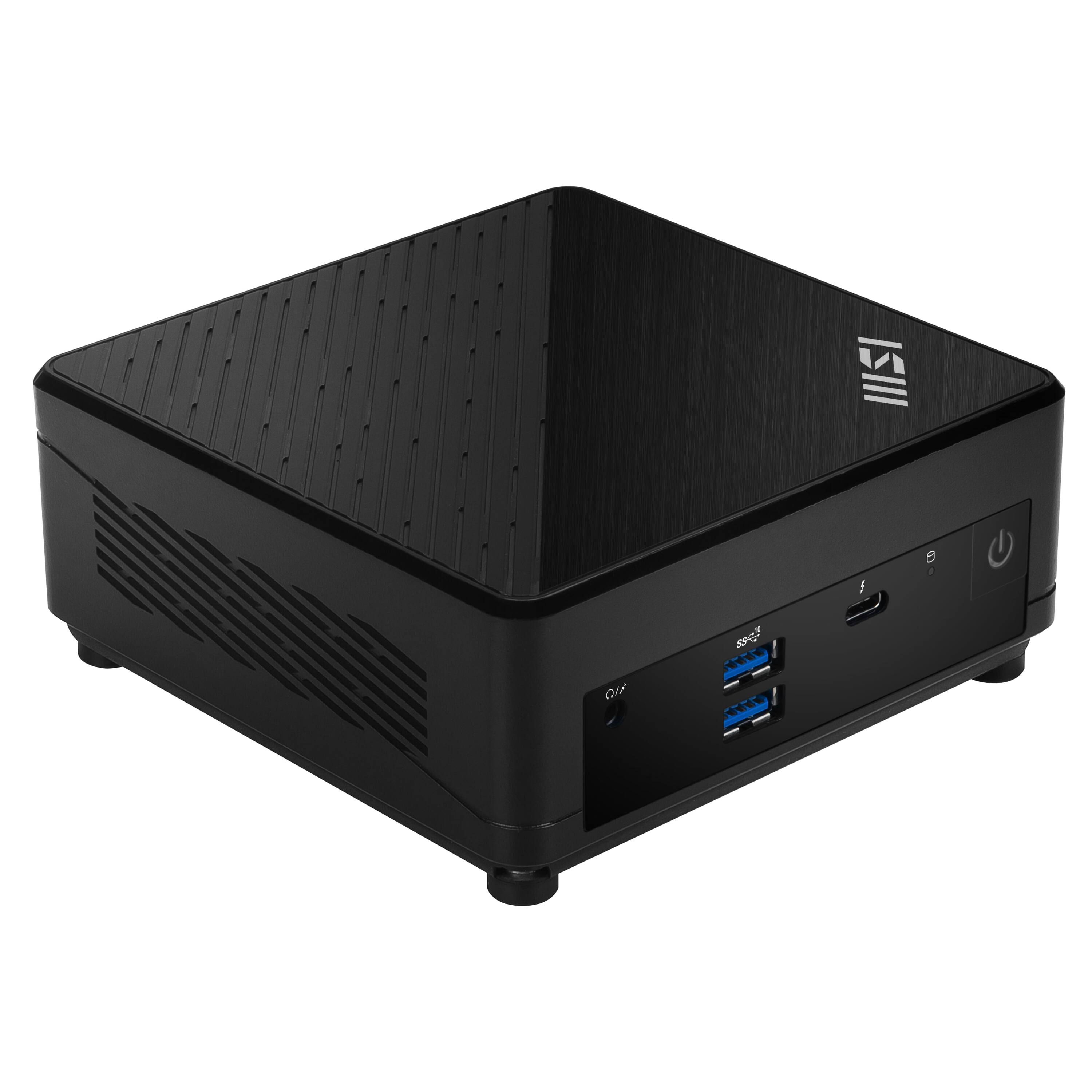 Angle. MSI - Cubi 5 12M Mini Desktop - Intel Core i5 1235U - 0GB Memory - 0GB Storage - Black.