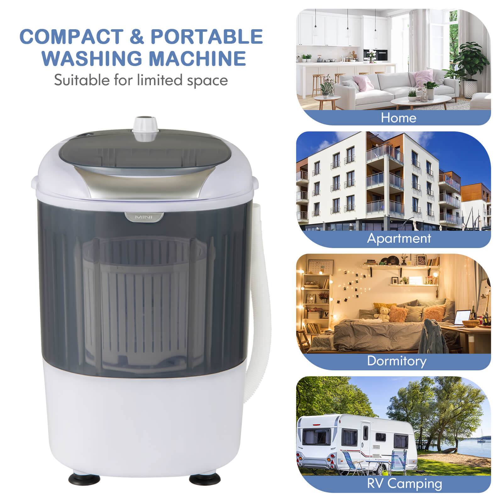 COMPACT & PORTABLE WASHING MACHINE Suitable for limited space Home MINI Apartment Dormitory RV Camping