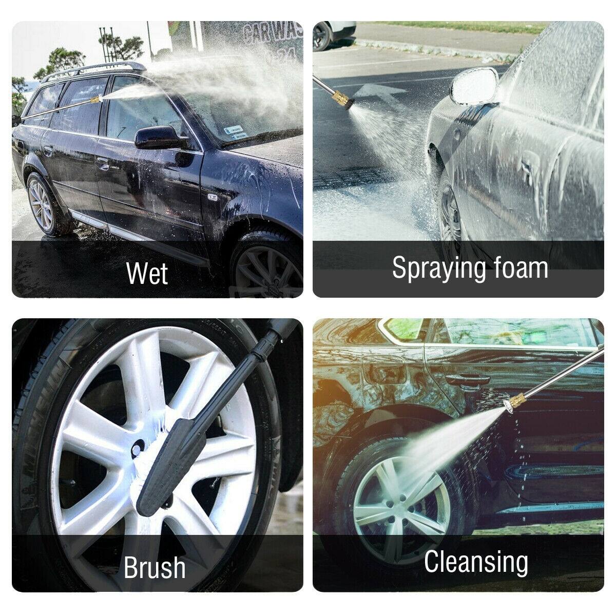 Wet, Spraying foam, Brush, Cleansing