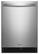 Front. Whirlpool - 5.1 Cu. Ft. Built-In Mini Fridge - Stainless steel.