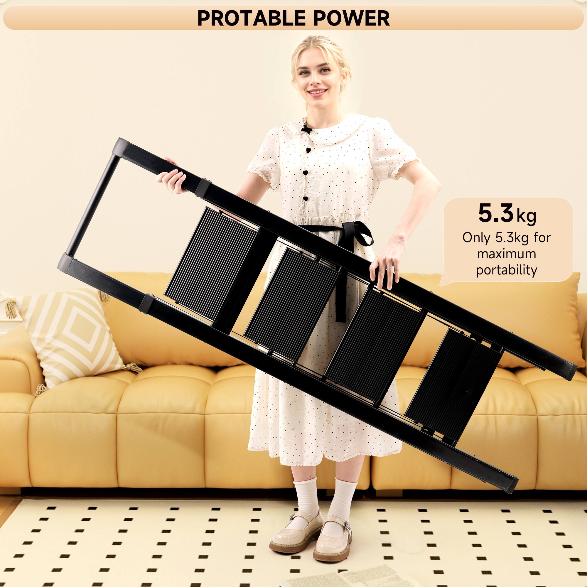 PROTABLE POWER

5.3 kg
Only 5.3 kg for maximum portability