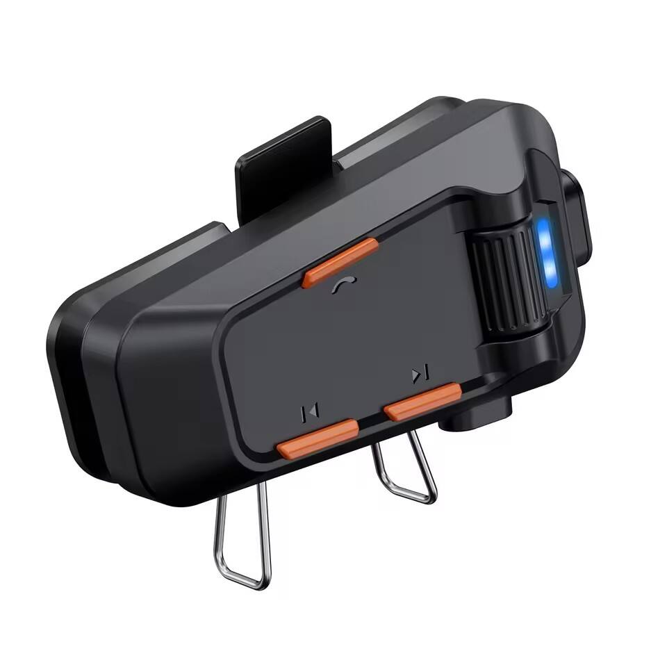 Cluzine - Motorcycle Helmet Bluetooth Headset, 50h Intercom Headphones, 25h Music, ENC Noise Cancel