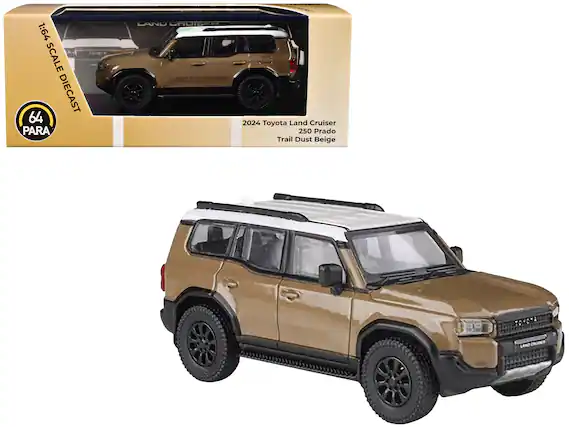 1:64 SCALE DIECAST
64 PARA
2024 Toyota Land Cruiser 250 Prado
Trail Dust Beige