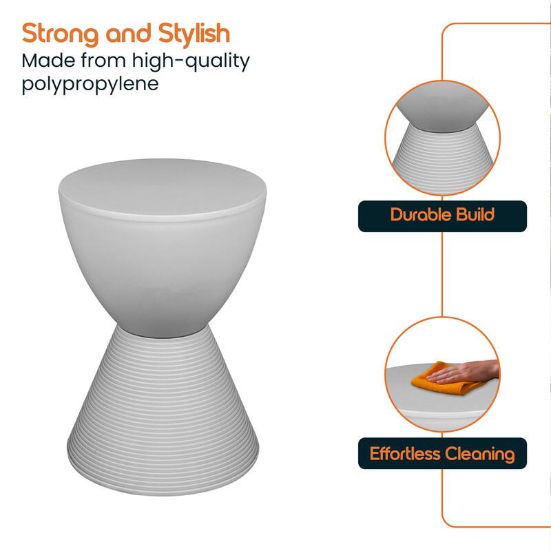 Strong and Stylish  
Made from high-quality polypropylene  

Durable Build  

Effortless Cleaning