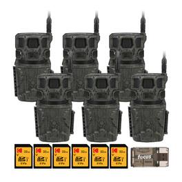 Stealth Cam - Revolver Pro 3.0 Trail Camera (6-Pack) Bundle with Memory Card