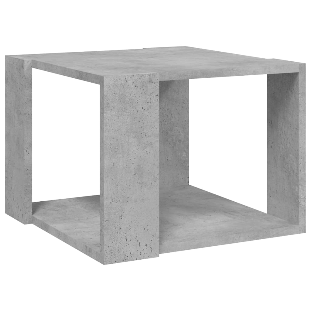 Alt View 1. Boyel Living - 15.7 x 15.7 x 11.8 in. Coffee Table Concrete Gray Engineered Wood Compact Coffee Table - Gray.