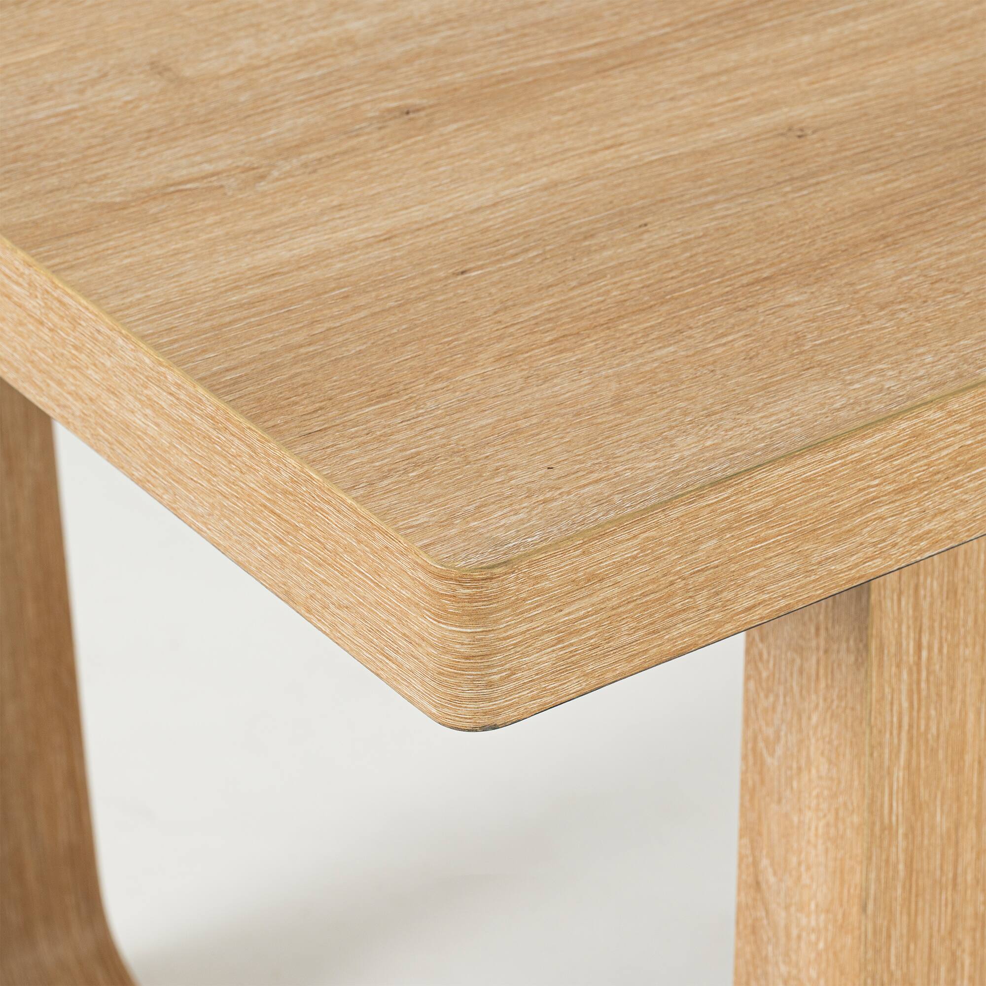 Alt View 8. Vaczon - Transitional Dining Table with Trestle Base Stylish and Durable Design for Modern and Classic Dining Rooms - Natural.