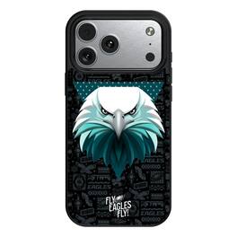 Keyscaper - NFL - Philadelphia Eagles iPhone Magnetic Bump Case - 15 - Black