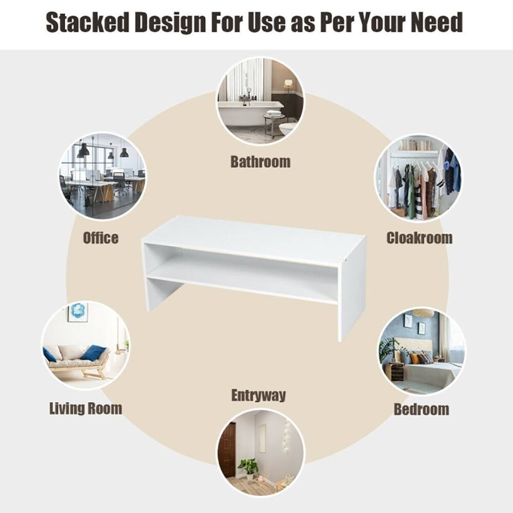 Stacked Design For Use as Per Your Need

- Bathroom
- Office
- Cloakroom
- Living Room
- Entryway
- Bedroom