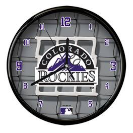 The Memory Company - Colorado Rockies 12'' Team Net Clock - Multicolor