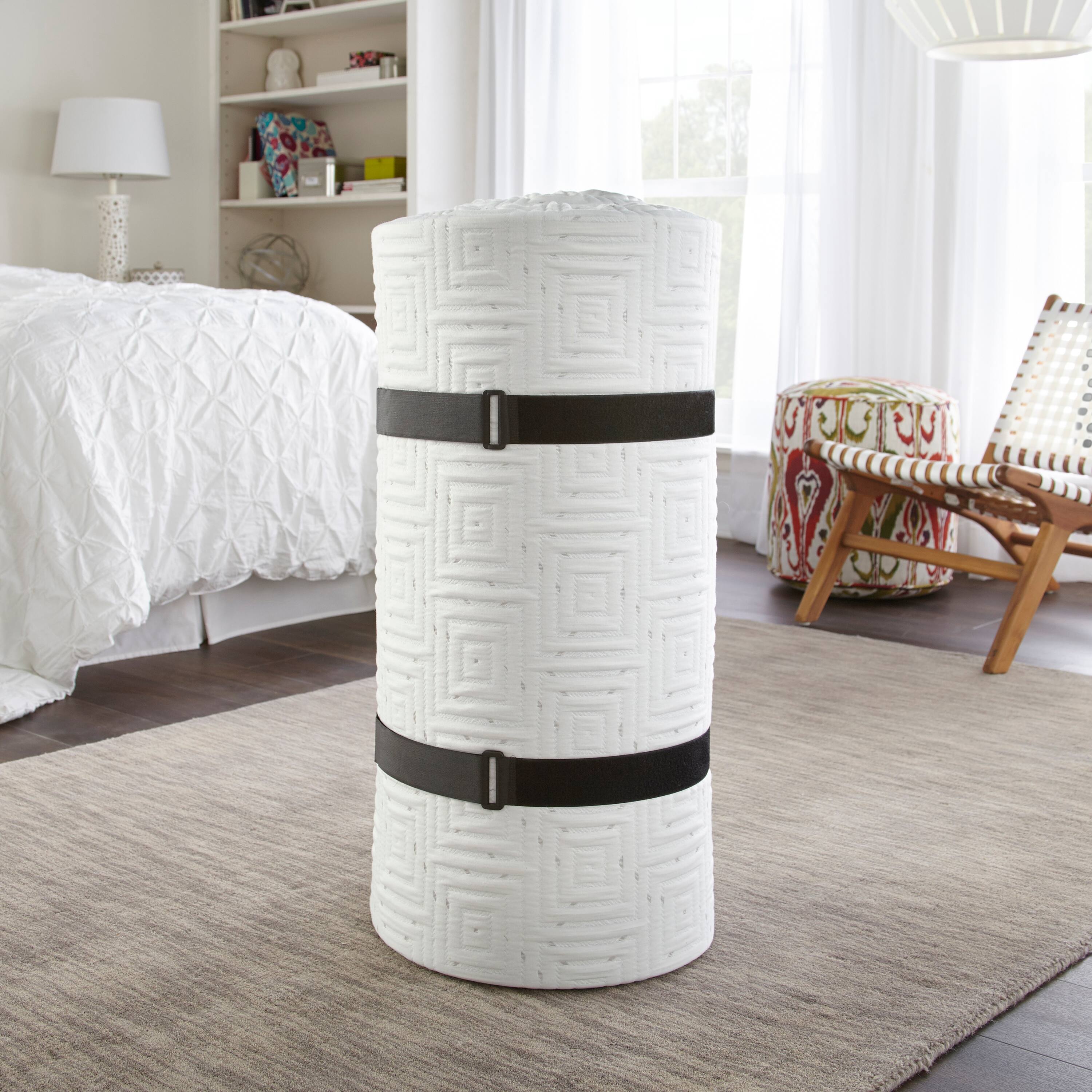 Alt View 5. Boyd Sleep - Foam Rollup Bed - White.