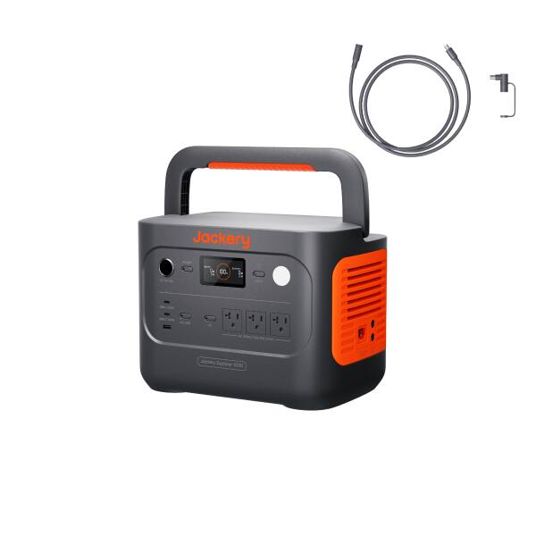 Jackery - E1000AC Solar Generator, 1062Wh, 1500W Power Station with 5M Cable for Backup & Camping (1062 Wh Capacity)