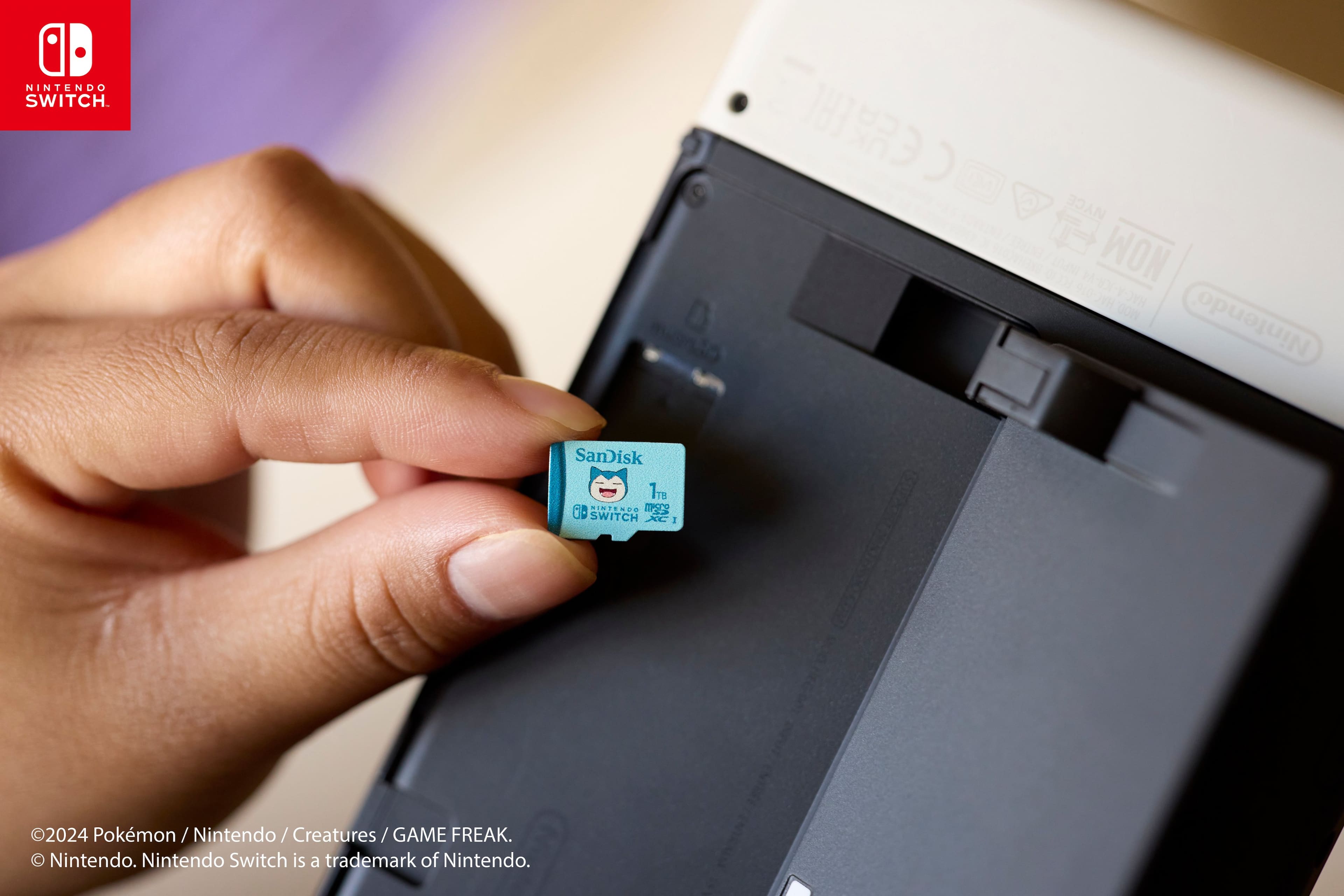 The text on the image reads: "Nintendo Switch is a trademark of Nintendo."