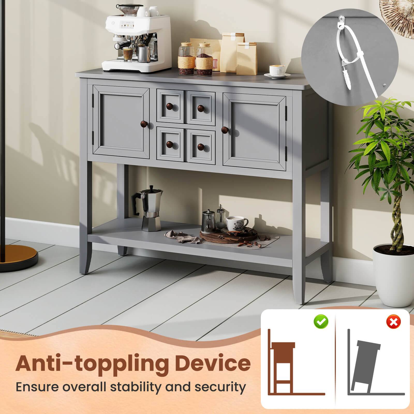 Anti-toppling Device  
Ensure overall stability and security