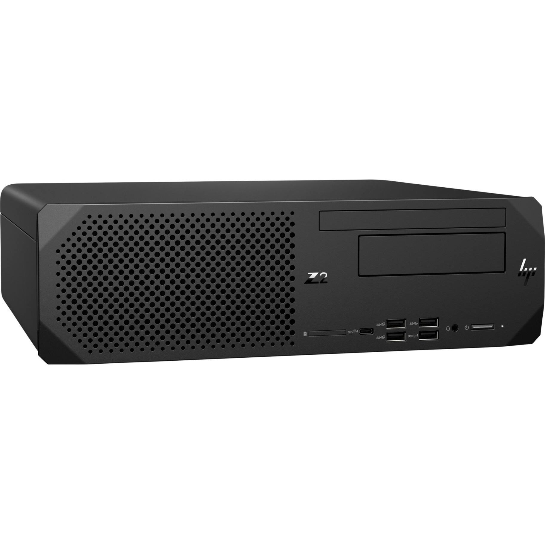 Alt View 13. HP - Z2 G5 Desktop - Intel i5-10500 - 16 GB Memory - 512 GB SSD - Black.