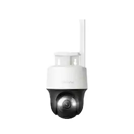 Reolink - Go PT S Lite 2K 4MP Wireless Battery 4G LTE Security Camera Built-In SIM Card 355° Auto Tracking Smart Detection - White