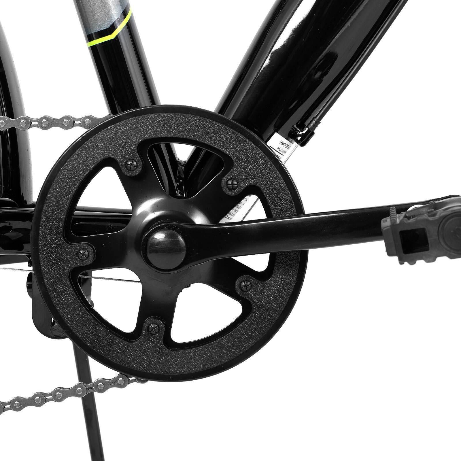 Alt View 4. HILAND - Sentry+ 20 Inch Kids Bike for Boys Girls Ages 5-12, Children's Bicycle with Rear Rack & Kickstand, Youth Bike, Black - Black.