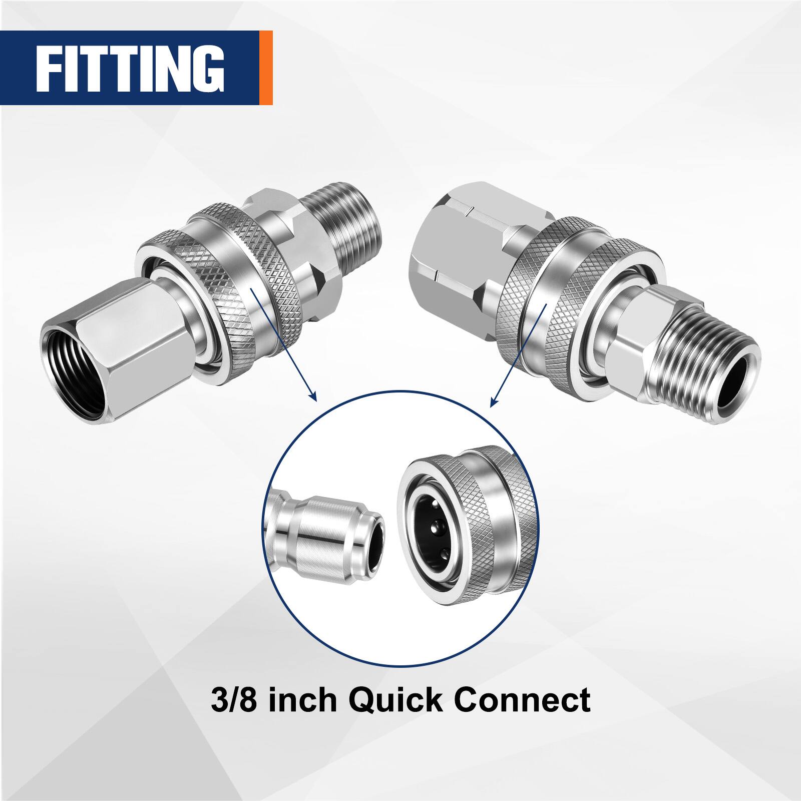 FITTING

3/8 inch Quick Connect