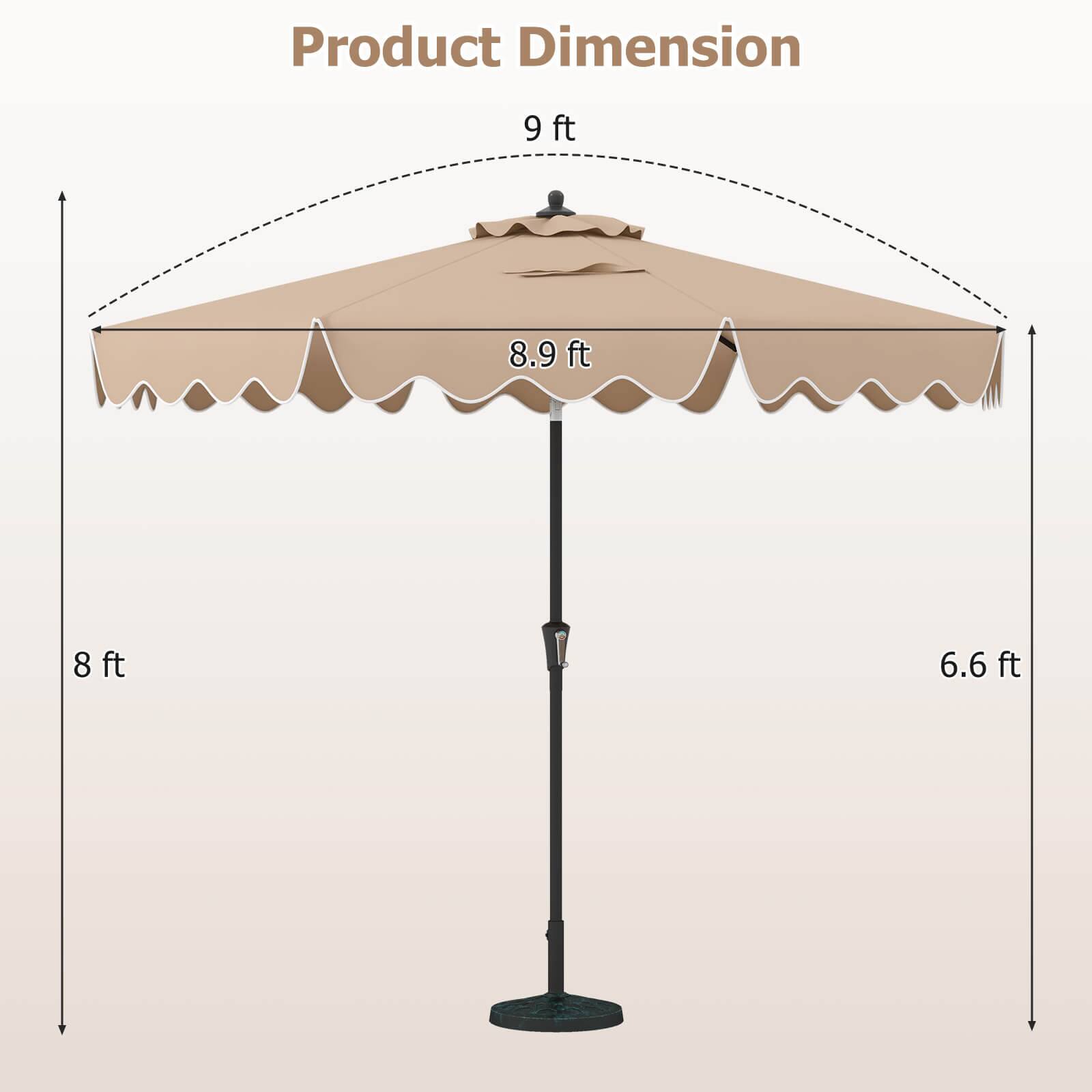 Product Dimension: 9 ft 8.9 ft 8 ft 6.6 ft