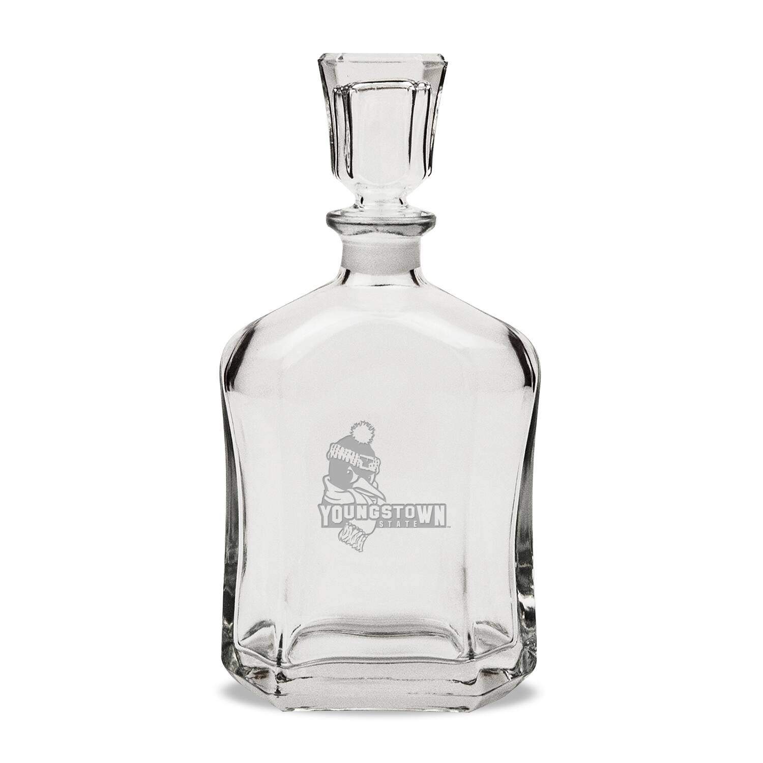 Jardine - Youngstown State Penguins 23.75oz. Crystal Whisky Decanter - Multicolor