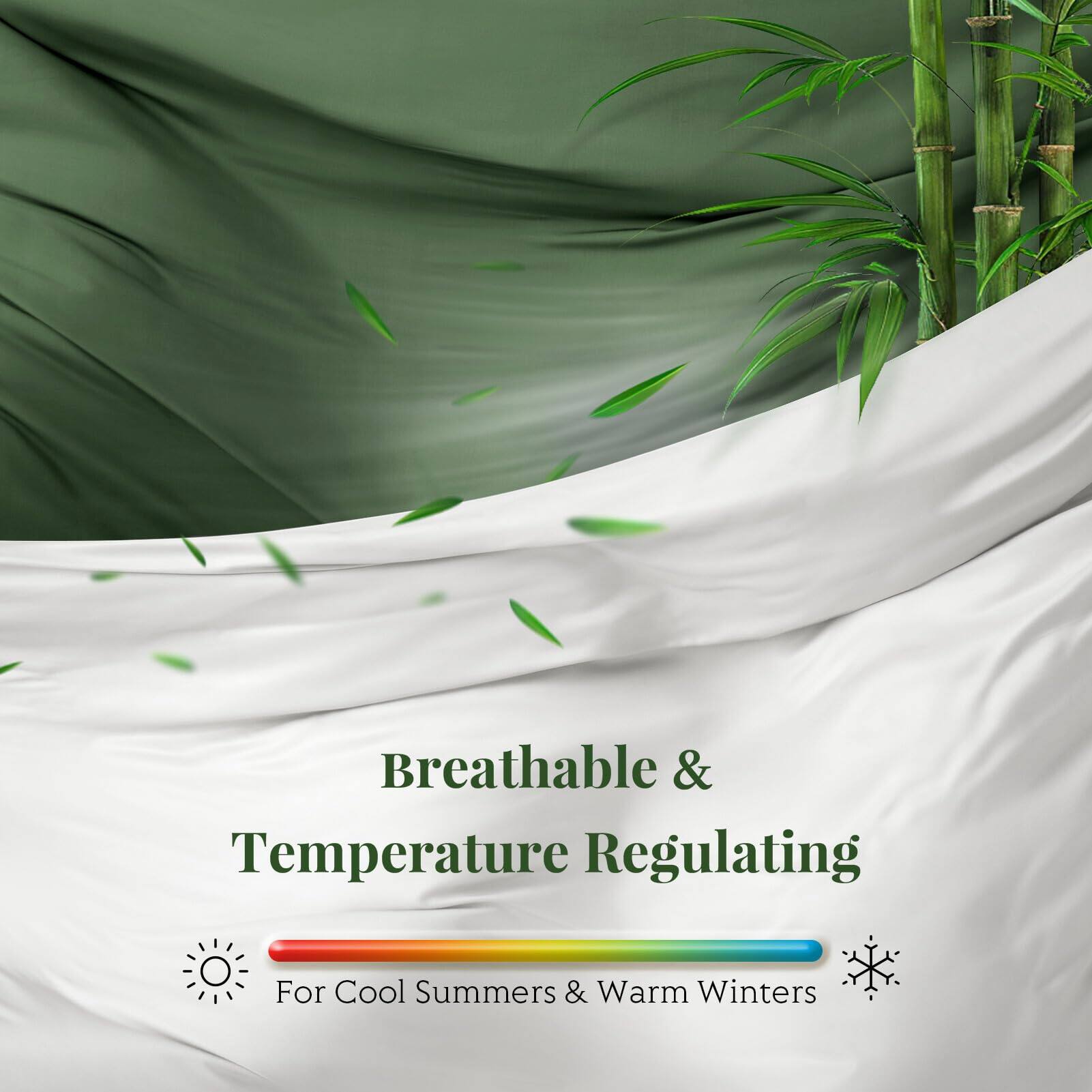 Breathable & Temperature Regulating  
For Cool Summers & Warm Winters