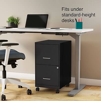 Fits under standard-height desks