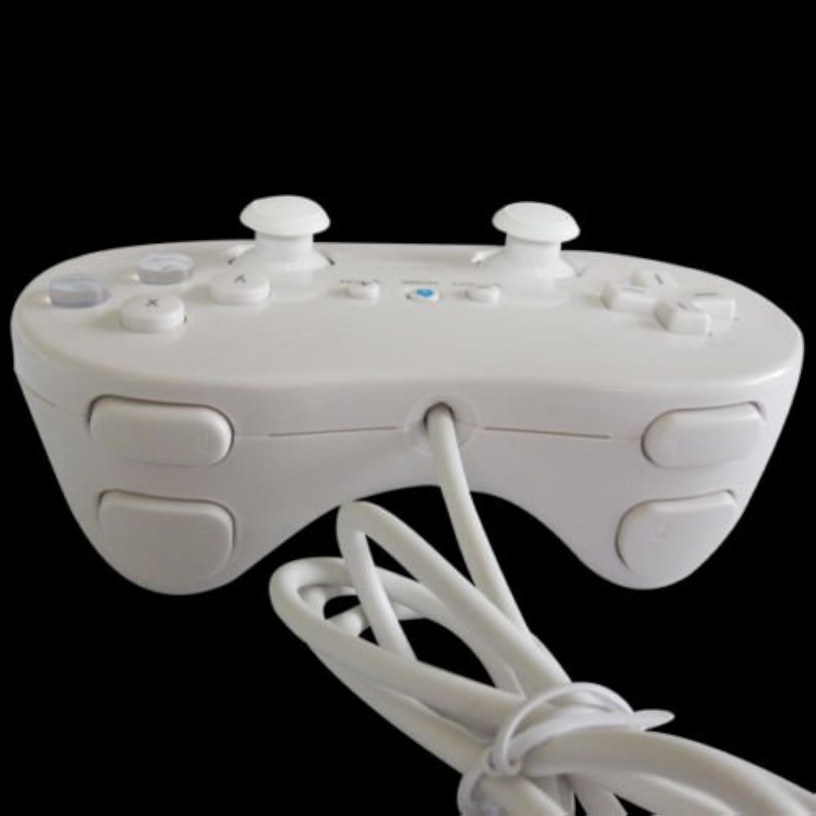 Alt View 2. Nintendo - Lot Of 2 Classic Controller Pro For Nintendo Wii Remote White - White.