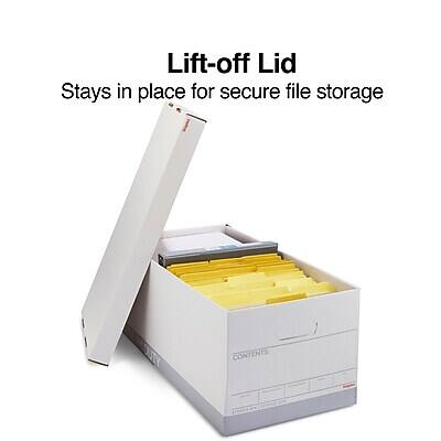 Lift-off Lid  
Stays in place for secure file storage  

CONTENTS