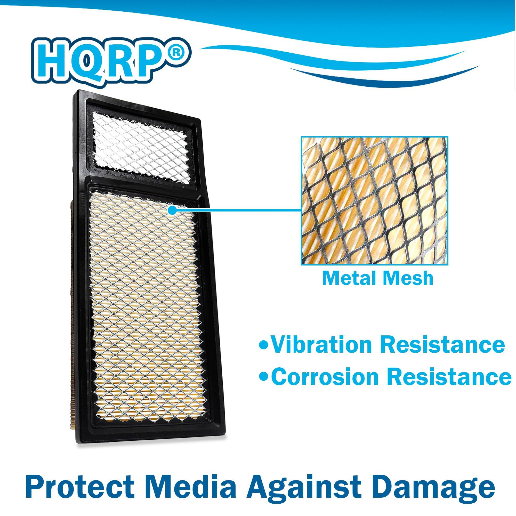 HQRP® Metal Mesh  
Vibration Resistance  
Corrosion Resistance  
Protect Media Against Damage