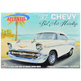 Skill 3 Model Kit 1957 Chevrolet Bel Air Hardtop 1/25 Scale Model by Atlantis