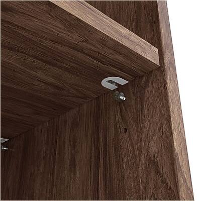 Alt View 3. Union & Scale - Essentials 3 Shelf 45"H Laminate Bookcase, Espresso - Espresso.