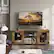 Alt View 12. Costway - TV Stand Entertainment Media Center for TVs up to 65'' w/Steel Mesh Doors - Rustic Brown.