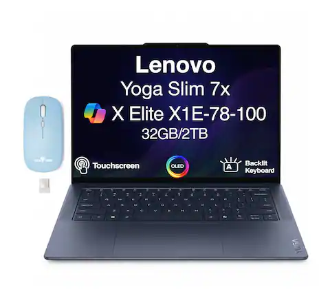 Lenovo Yoga Slim 7x X Elite X1E-78-100 32GB/2TB Touchscreen OLED Backlit Keyboard
