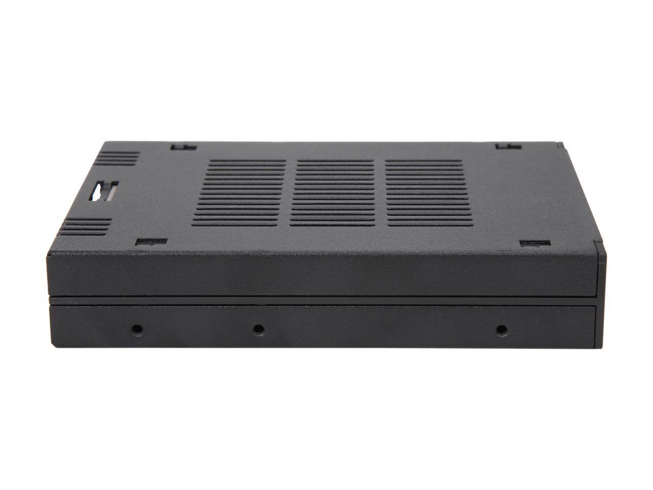 Alt View 2. Icy Dock - ICY DOCK MB742SP-B 2x 2.5" SAS/SATA HDD/SSD Mobile Rack for 3.5" Bay.