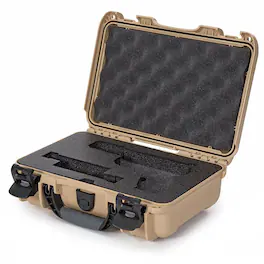 NANUK - 909 Glock Pistol Case, Holds Most Glock Pistols and 2x Magazines - Tan