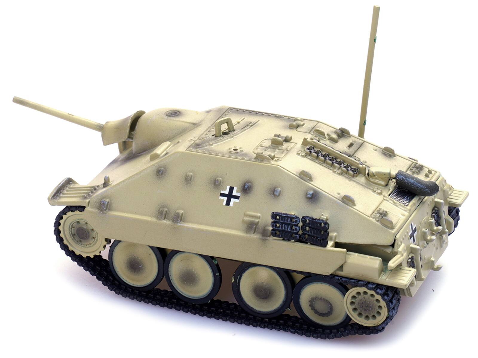 Back. Legion - Jagdpanzer 38(T) SD.Kfz. 138/2 Hetzer Tank Destroyer German Army World War II 1/72 Diecast Model by Legion - Multicolor.