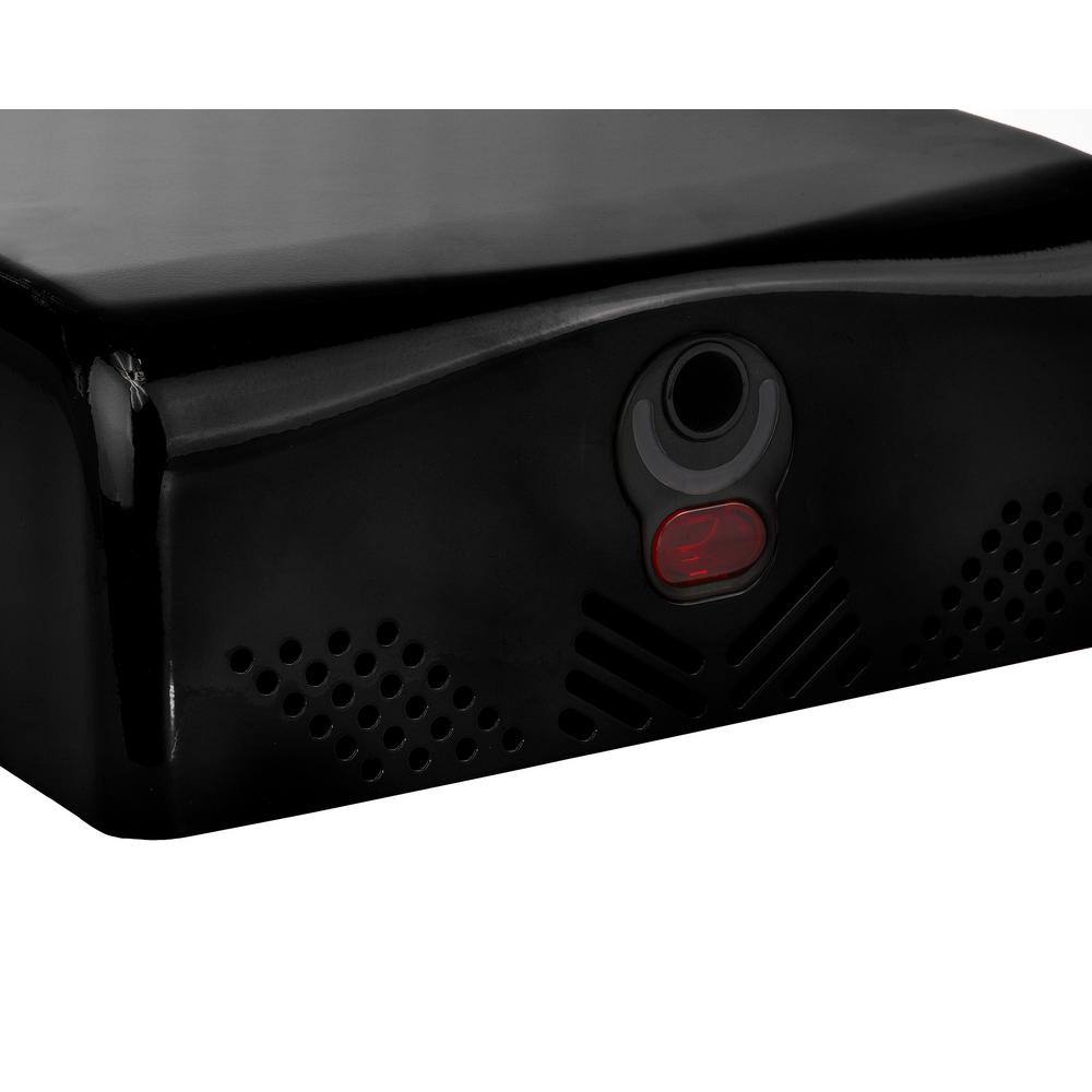 Alt View 6. Alpine Industries - Willow Commercial High Speed Automatic 120V Electric Hand Dryer - Black.