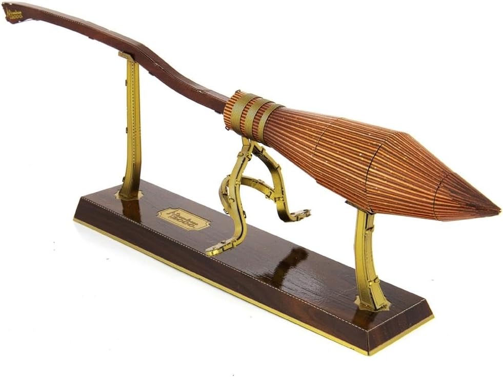 Front. Metal Earth - Metal Earth Harry Potter Nimbus 2000 3D Metal Model Kit Fascinations - Silver.