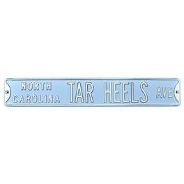 Authentic Street Signs - North Carolina Tar Heels 6'' x 36'' Steel Street Sign - Multicolor